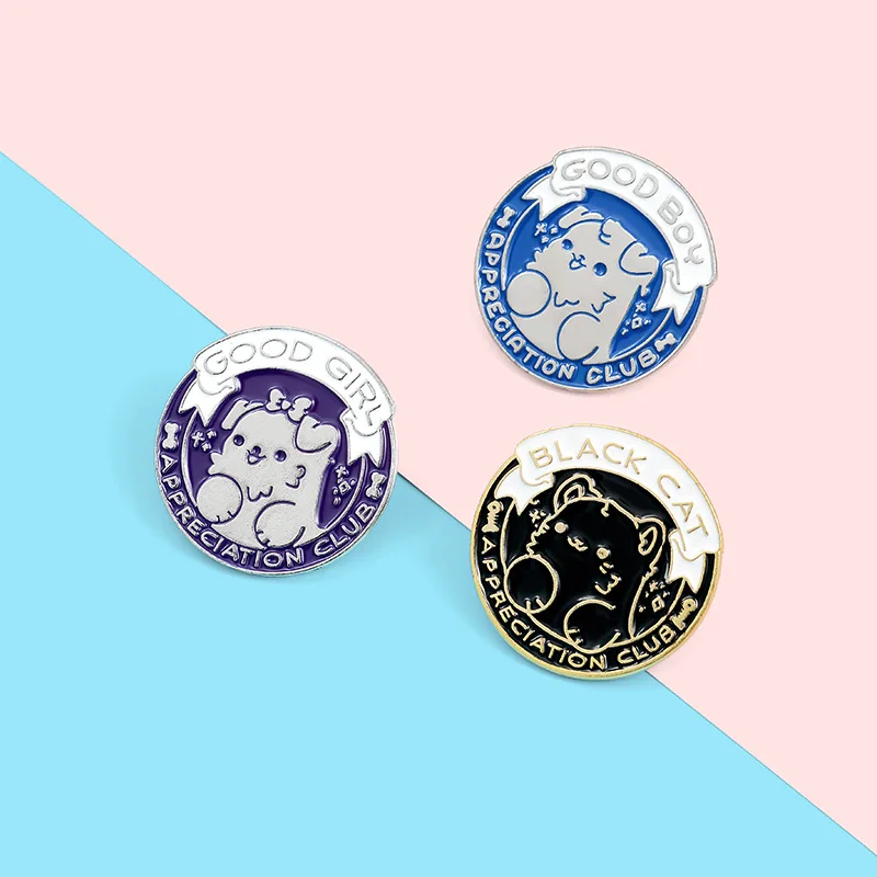 Cartoon badge GOOD GIRL animal series alloy brooch cute selling cute puppy enamel brooch clothing shoulder bag decoration
Cartoon badge GOOD GIRL animal series alloy brooch cute selling cute puppy enamel brooch clothing shoulder bag decoration