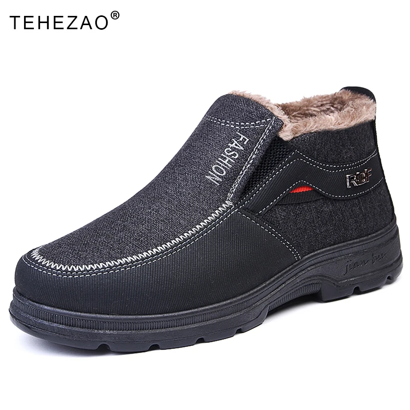TEHEZAO Winter Fleece Walking Shoes Men, Windproof Warm Middle-Aged Elderly Cotton Shoes, Men's Non-Slip Outdoor Casual Shoes
TEHEZAO Winter Fleece Walking Shoes Men, Windproof Warm Middle-Aged Elderly Cotton Shoes, Men's Non-Slip Outdoor Casual Shoes