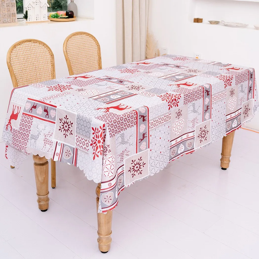 Christmas New Year Party Tablecloth Reusable Polyester Colorful Tablecloth Home Decor Rectangle Creative Printed Tablecloth
Christmas New Year Party Tablecloth Reusable Polyester Colorful Tablecloth Home Decor Rectangle Creative Printed Tablecloth