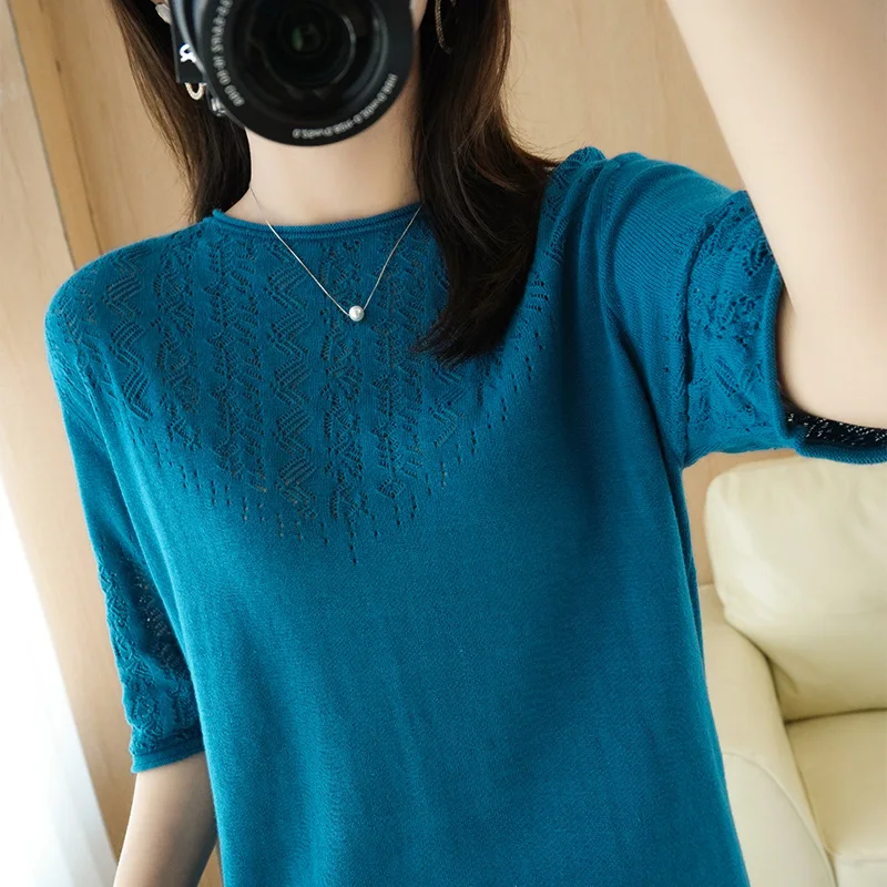 Lafarvie Cotton Oversized T Shirt Women 2021 Fashion Tops And Bloues Summer Roupas Feminina Hollow Out Casual Half Sleeve Tees
Lafarvie Cotton Oversized T Shirt Women 2021 Fashion Tops And Bloues Summer Roupas Feminina Hollow Out Casual Half Sleeve Tees