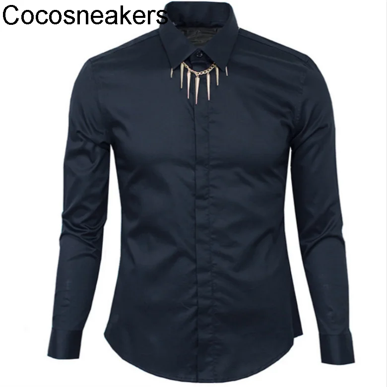 NewMetal chain super quality trendy men's shirt fashion trendman online store
NewMetal chain super quality trendy men's shirt fashion trendman online store