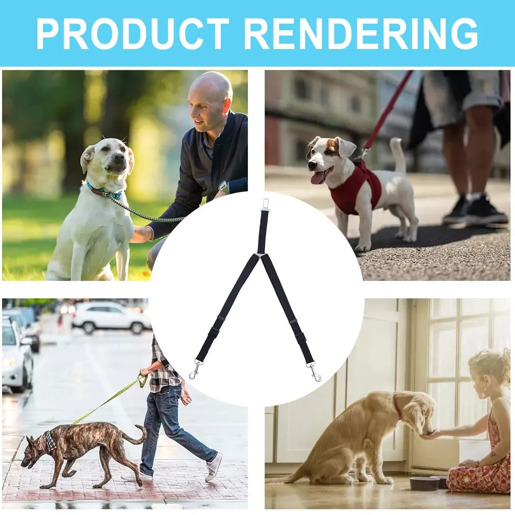 Double Dog Leash Two Dog Adjustable Dog Leash Length Dog Lead Premium Quality No-Tangle Leash For 2 Dogs
Double Dog Leash Two Dog Adjustable Dog Leash Length Dog Lead Premium Quality No-Tangle Leash For 2 Dogs