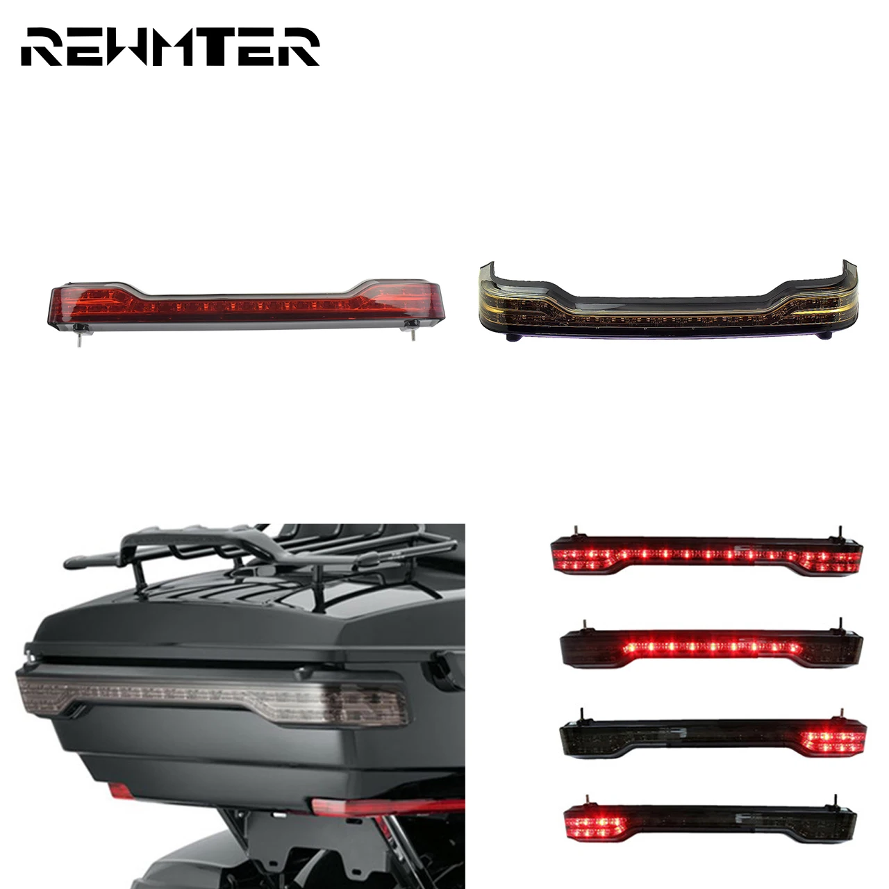 Motorcycle Rear Tour-Pak King Tour Trunk Pack LED Brake Light Tail Lamp For Harley Touring Road Electra Glide Limited 2014-2021
Motorcycle Rear Tour-Pak King Tour Trunk Pack LED Brake Light Tail Lamp For Harley Touring Road Electra Glide Limited 2014-2021