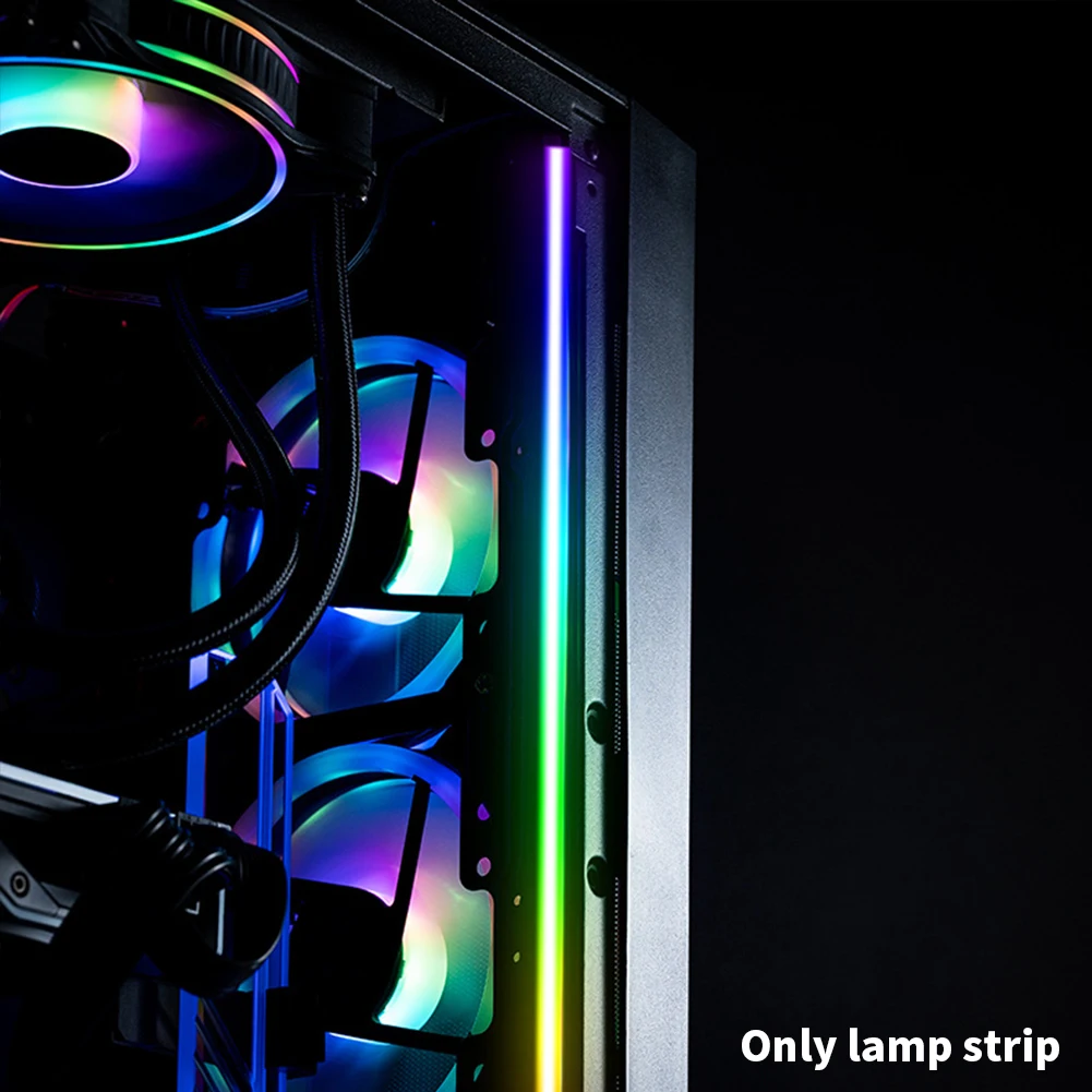 Computer Case Flexible Professional 5V 3pin ARGB Chip Easy Install Decoration Self Adhesive LED Light Strip PC 400mm Accessories
Computer Case Flexible Professional 5V 3pin ARGB Chip Easy Install Decoration Self Adhesive LED Light Strip PC 400mm Accessories