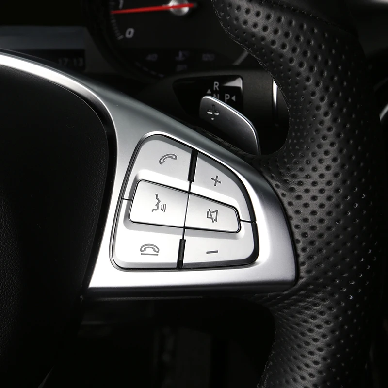 Accessories For Mercedes Benz GLC A B C E Class GLA CLA CLS GLE GLS GLK GL ML Car Steering wheel Button decoration Cover Sticker
Accessories For Mercedes Benz GLC A B C E Class GLA CLA CLS GLE GLS GLK GL ML Car Steering wheel Button decoration Cover Sticker