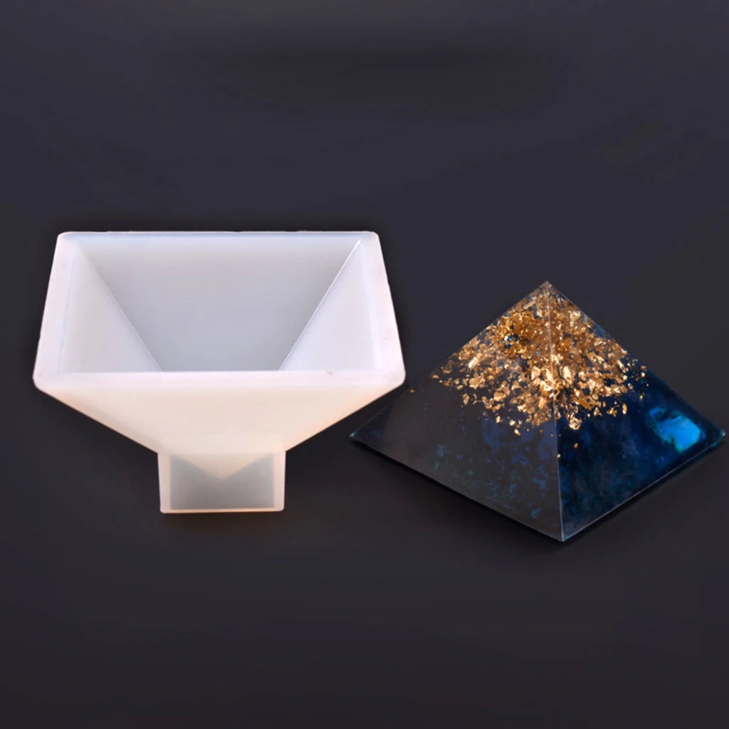 DIY Pyramid Silicone Mold for Dried Flower Ornaments Resin Craft 9.5x9.5x6cm 
DIY Pyramid Silicone Mold for Dried Flower Ornaments Resin Craft 9.5x9.5x6cm