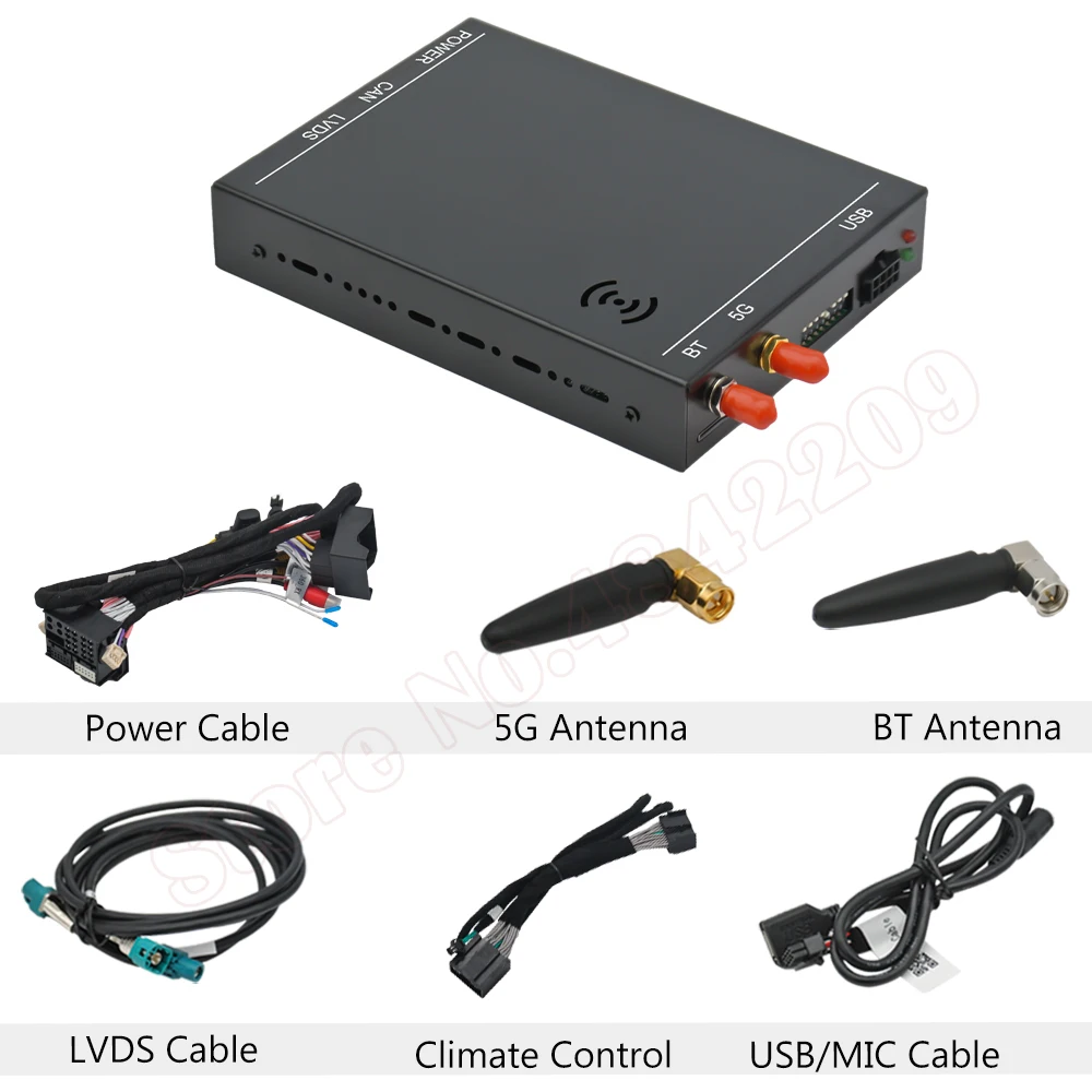 For Audi A1/A4/S4/A5/S5 Car Multimedia Apple Carplay Screen Adapter Android Auto Decoder Box Interface Module MMI 3G System
For Audi A1/A4/S4/A5/S5 Car Multimedia Apple Carplay Screen Adapter Android Auto Decoder Box Interface Module MMI 3G System