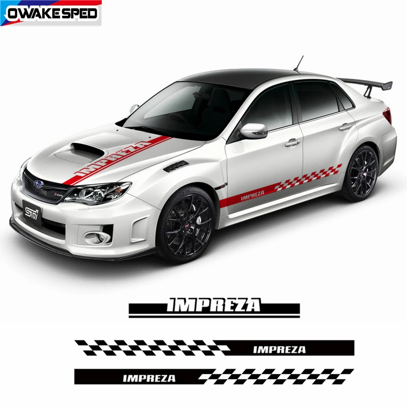 Sport Stripes Car Door Side Decor Vinyl Decals Auto Body Film Sticker For Subaru Impreza STI WRX Car Engine Cover Accessories
Sport Stripes Car Door Side Decor Vinyl Decals Auto Body Film Sticker For Subaru Impreza STI WRX Car Engine Cover Accessories