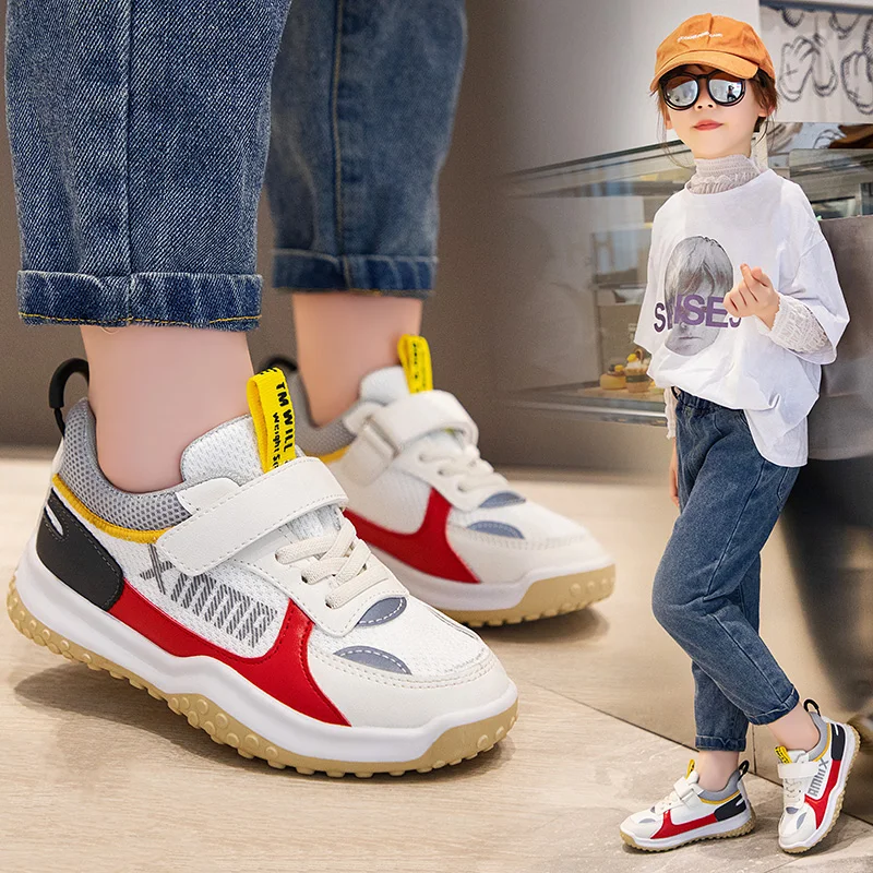 High-quality Trendy Children's Sports Shoes Breathable Non-slip Lightweight Soft-soled Comfortable Mesh Casual Sports Shoes 
High-quality Trendy Children's Sports Shoes Breathable Non-slip Lightweight Soft-soled Comfortable Mesh Casual Sports Shoes