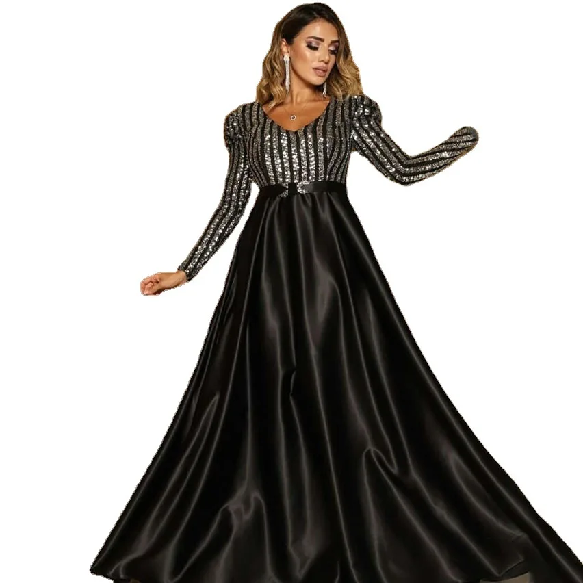 Vestido De Noche Vintage Sequined Evening Dresses New Sexy V-neck Long Sleeve Gold Prom Mermaid Gowns Elegant Abendkleider 2021
Vestido De Noche Vintage Sequined Evening Dresses New Sexy V-neck Long Sleeve Gold Prom Mermaid Gowns Elegant Abendkleider 2021