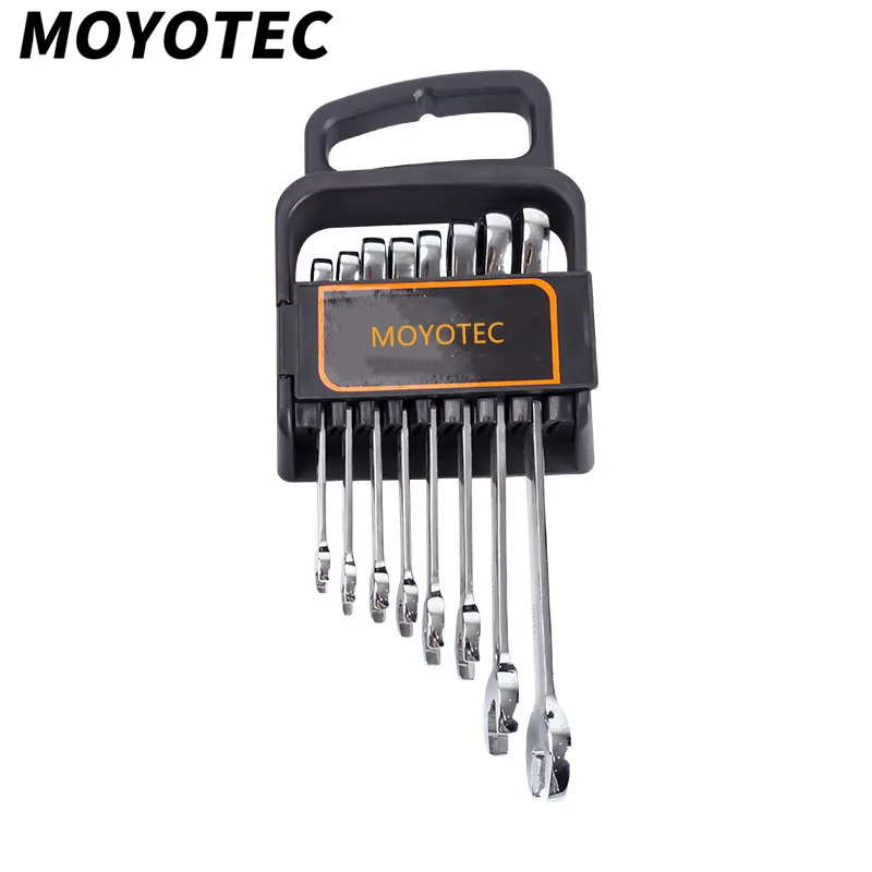 MOYOTEC 8 шт. Трещоточный ключ Набор торцевых инструментов набор гаечных ключей ручные инструменты для ремонта автомобиля набор динамометриче...
MOYOTEC 8 шт. Трещоточный ключ Набор торцевых инструментов набор гаечных ключей ручные инструменты для ремонта автомобиля набор динамометриче...