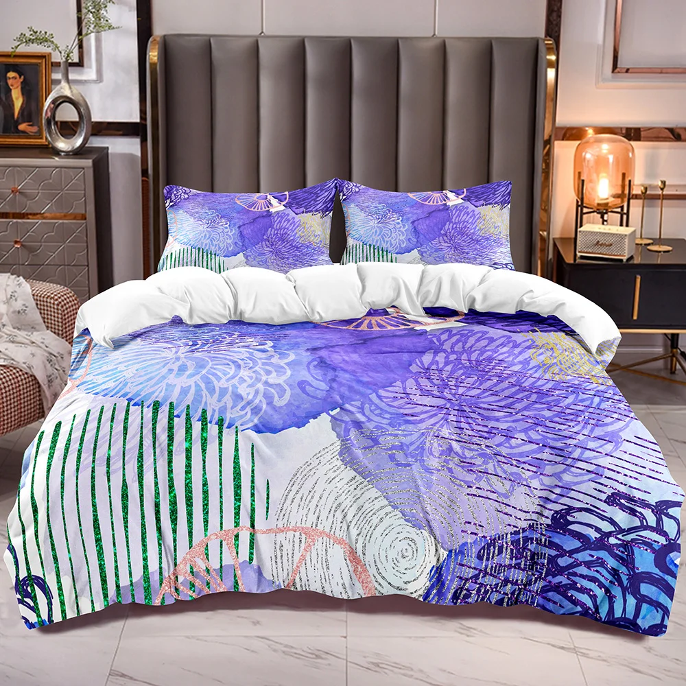 Purple Floral Duvet Cover for Teens Adults Microfiber Soft Flowers Comforter Cover Botanical Bedding Duvet Cover Zipper Corner
Purple Floral Duvet Cover for Teens Adults Microfiber Soft Flowers Comforter Cover Botanical Bedding Duvet Cover Zipper Corner