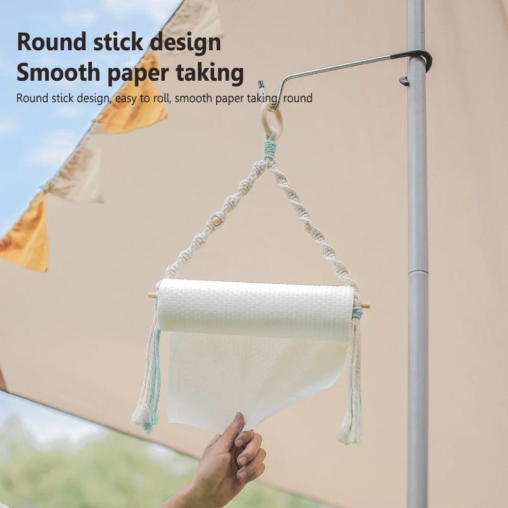 1pcs Outdoor Camping Toilet Paper Holder Woven Wall Hanging Roll Holder Tissue Sizes Wooden Stick Towel Organizer RackDecoration
1pcs Outdoor Camping Toilet Paper Holder Woven Wall Hanging Roll Holder Tissue Sizes Wooden Stick Towel Organizer RackDecoration