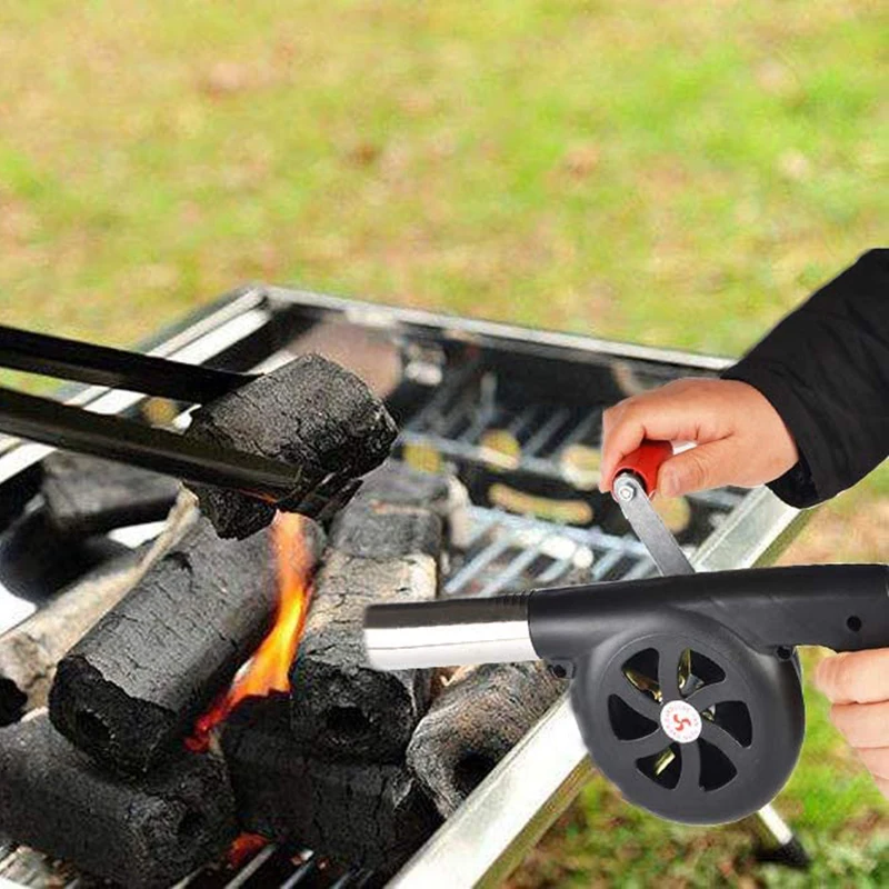 Outdoor Cooking BBQ Fan Air Blower For barbecue blower Fire Bellows Hand Crank Tool for Picnic Camping stove accessories NEW
Outdoor Cooking BBQ Fan Air Blower For barbecue blower Fire Bellows Hand Crank Tool for Picnic Camping stove accessories NEW