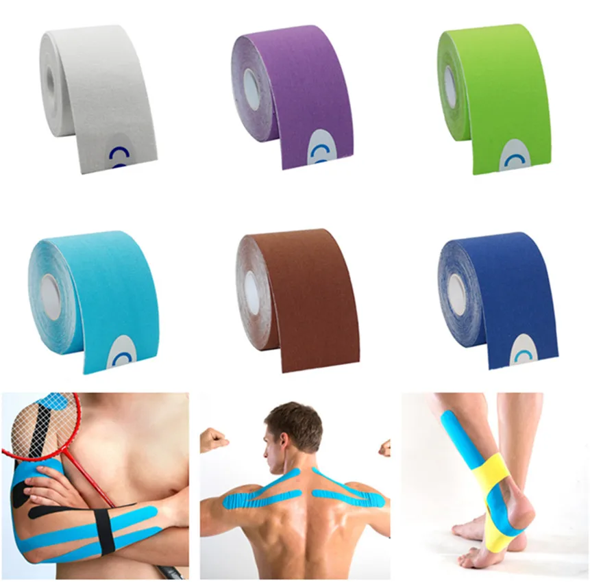 

Kinesiology Tape Kinesio Tape Grip Tape Athletic Recovery Elastic Kneepad Muscle Pain Relief Knee Pads Support Bandage Fitness