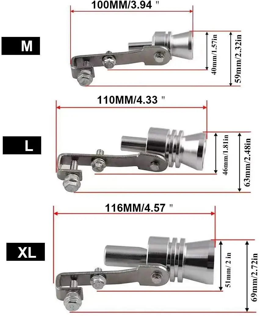 Универсальный выхлопной турбо-свисток для мотоцикла или автомобиля | Автомобили