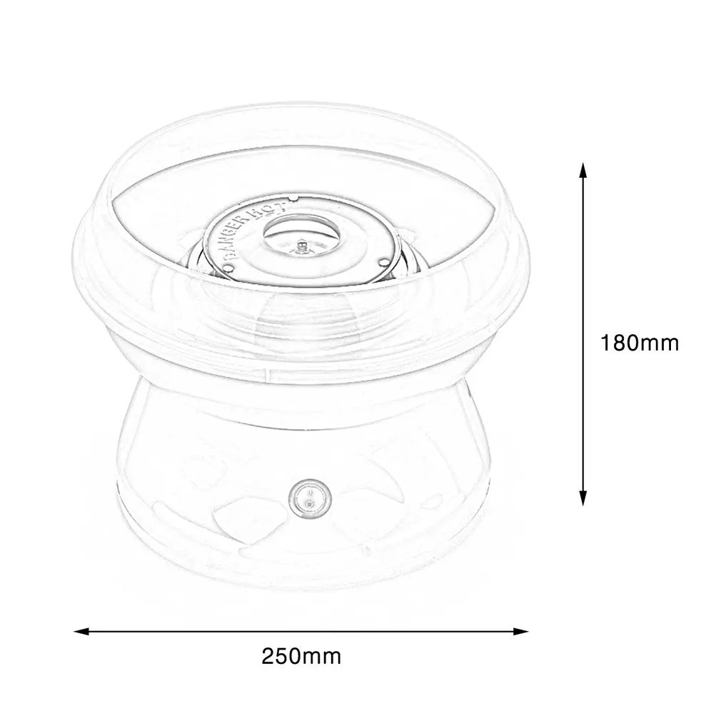 Electric Cotton Candy Maker Marshmallow DIY Machine 220-240V Household Cotton Sugar Making Device Children Snack Maker EU Plug
Electric Cotton Candy Maker Marshmallow DIY Machine 220-240V Household Cotton Sugar Making Device Children Snack Maker EU Plug