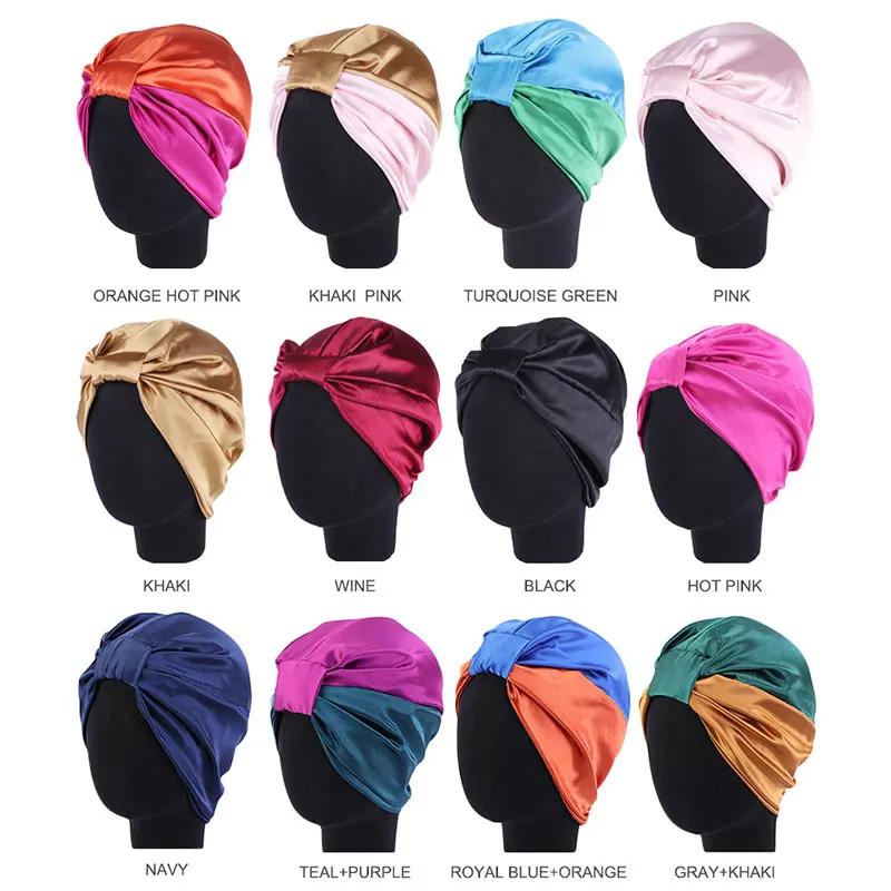 Elastic Satin Cap Hair Styling Care Headdress Cap Fashion Cap for Women Muslim hat African hat Chemotherapy Cap Hair Accessories 
Elastic Satin Cap Hair Styling Care Headdress Cap Fashion Cap for Women Muslim hat African hat Chemotherapy Cap Hair Accessories