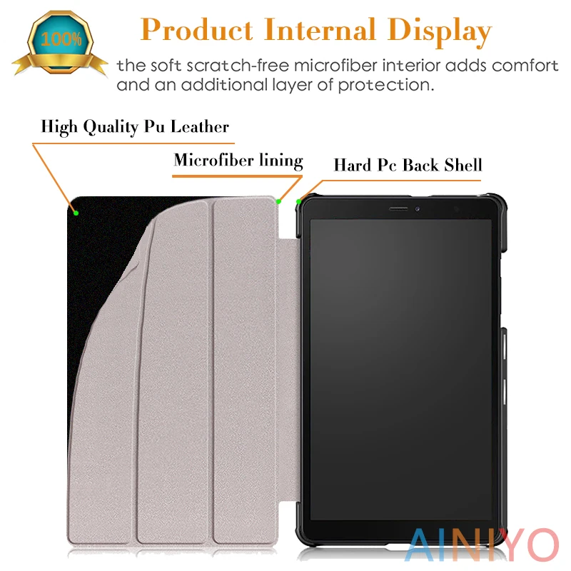 Чехол с принтом для Samsung Galaxy Tab A 8 0 SM T290 T295 T297 2019 tab a защитный чехол из искусственной