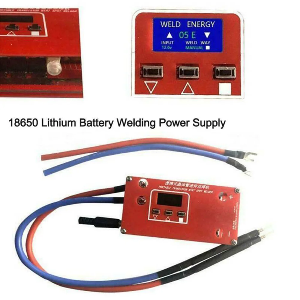 Portable 18650 Battery DIY Mini Spot Welder Machine Various Welding Power Supply Power Input Line New
Portable 18650 Battery DIY Mini Spot Welder Machine Various Welding Power Supply Power Input Line New