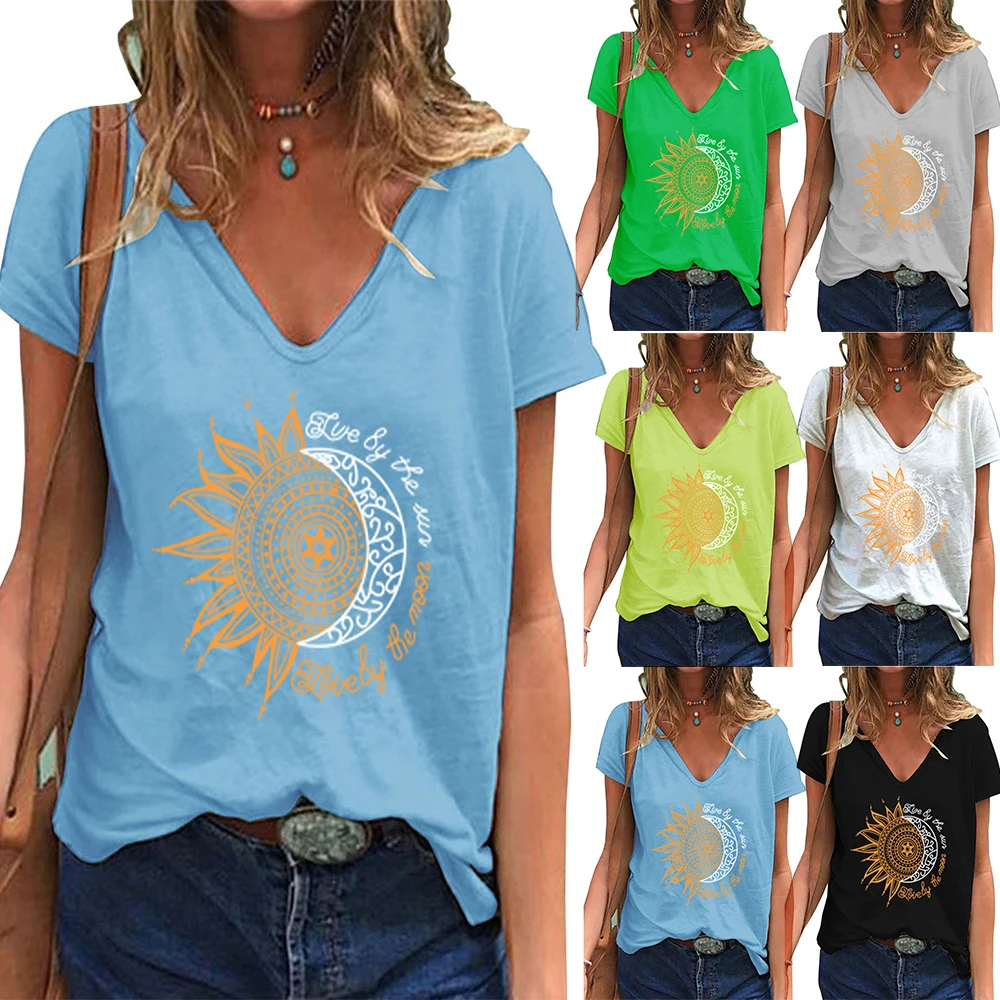 2021 модные элегантные женские футболки, летний топ с коротким рукавом и v-образным вырезом с принтом свободная повседневная женская футболка...
2021 модные элегантные женские футболки, летний топ с коротким рукавом и v-образным вырезом с принтом свободная повседневная женская футболка...