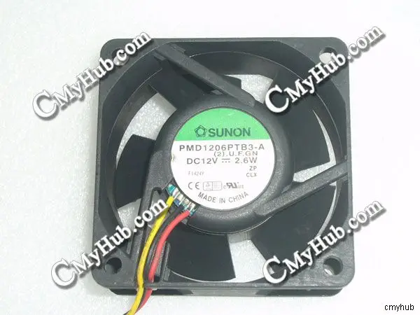 Для SUNON PMD1206PTB3 A (2). U. F. GN DC12V 2 6 W 6028 см 60 мм 60x60x28 3Pin Вентилятор охлаждения|Охлаждающие