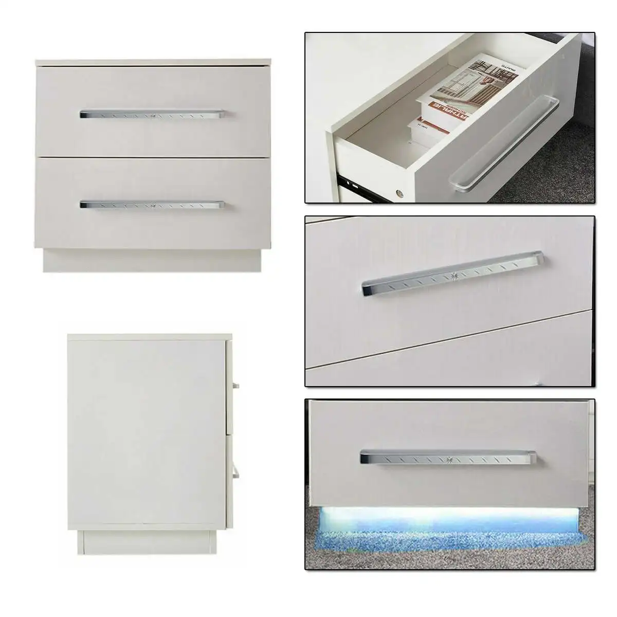 RGB LED Coffee Table Nightstand Storage Cabinet Furniture Nightstands Modern Sofa side Table Living Room Furniture for Lighting
RGB LED Coffee Table Nightstand Storage Cabinet Furniture Nightstands Modern Sofa side Table Living Room Furniture for Lighting