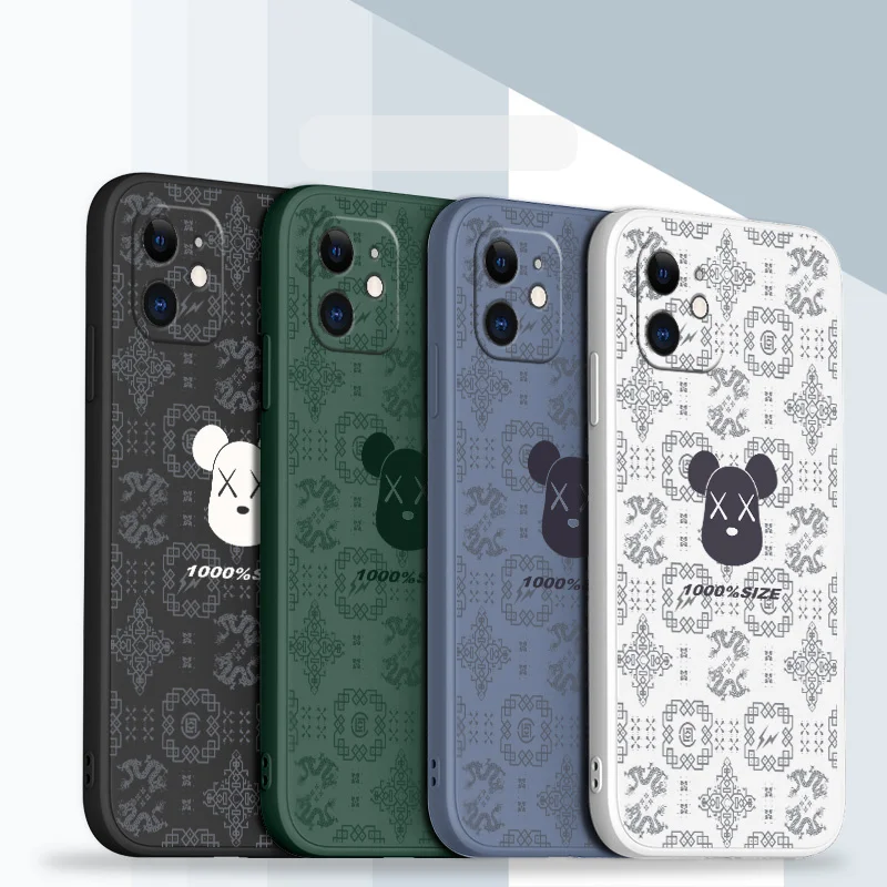Cool Bear Liquid Silicone Case For iPhone 12 Max Mini 11 Pro Max X XR XS MAX SE2020 8 7 6 6S Plus Ultra Thin Phone Back Cover
Cool Bear Liquid Silicone Case For iPhone 12 Max Mini 11 Pro Max X XR XS MAX SE2020 8 7 6 6S Plus Ultra Thin Phone Back Cover
