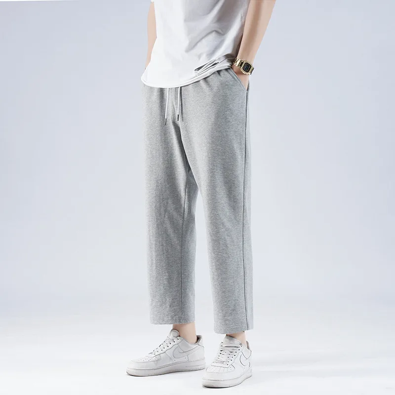 Casual pants men's summer cotton straight cropped trousers men's thin section loose large running pants men's sports pants
Casual pants men's summer cotton straight cropped trousers men's thin section loose large running pants men's sports pants