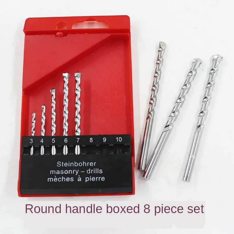 Sunshine Makita Straight Shank Percussion Bit Cement Wall Tungsten Steel Drill Bit Concrete Slab Hole Drilling Set Round Handle
Sunshine Makita Straight Shank Percussion Bit Cement Wall Tungsten Steel Drill Bit Concrete Slab Hole Drilling Set Round Handle