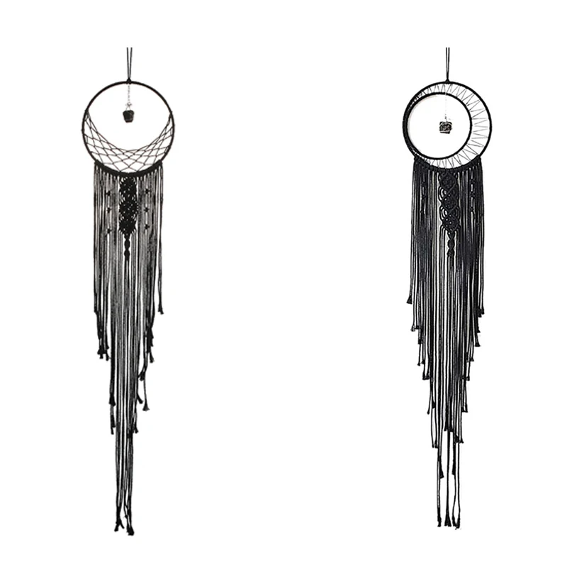 Black Dream Catchers Nordic Macrame Dream Catcher With Crystal Wall Room Home Decor Yard Garden Bedroom Decor
Black Dream Catchers Nordic Macrame Dream Catcher With Crystal Wall Room Home Decor Yard Garden Bedroom Decor