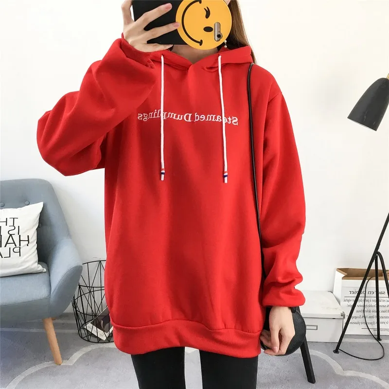 Winter Fashion Commuting Loose Long-sleeved Women Hoody Sweatshirt Printing Letters Drawstring Harajuku Lady Pullover
Winter Fashion Commuting Loose Long-sleeved Women Hoody Sweatshirt Printing Letters Drawstring Harajuku Lady Pullover