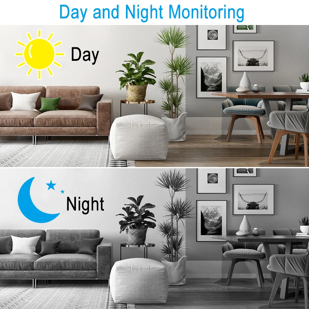 1080P HD Household Camera WiFi Wireless Indoor Smart Safe IP Camera Motion Detection Night Two-Way Audio Monitoring
1080P HD Household Camera WiFi Wireless Indoor Smart Safe IP Camera Motion Detection Night Two-Way Audio Monitoring