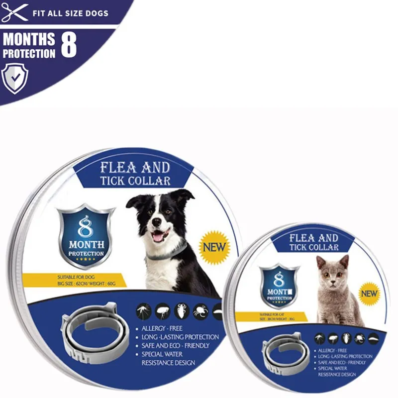 Pet Dog Cat Collar Anti Flea Mosquitoes Outdoor Adjustable Pet Collar cat Accessories 8 Month Flea & Tick Prevention Collar
Pet Dog Cat Collar Anti Flea Mosquitoes Outdoor Adjustable Pet Collar cat Accessories 8 Month Flea & Tick Prevention Collar