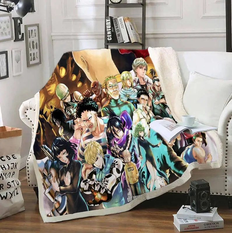 ONE PUNCH MAN Funny Character Blanket 3D Print Sherpa Blanket on Bed Home Textiles Dreamlike Style 09
ONE PUNCH MAN Funny Character Blanket 3D Print Sherpa Blanket on Bed Home Textiles Dreamlike Style 09