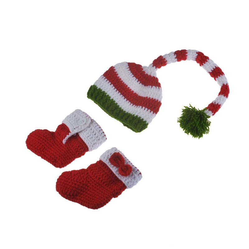 Newborn Photography Props Hat Christmas Outfit Knitted Crochet Baby Photo Shooting Clothes
Newborn Photography Props Hat Christmas Outfit Knitted Crochet Baby Photo Shooting Clothes