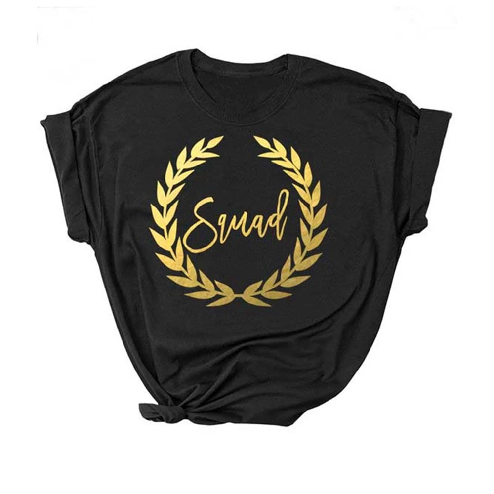 Women Summer Fashion Girls Squad Tea Shirts Ladies T-shirts Bruiloft Tops Bachelor Party Short Mouwen Drop Shipping SSKI
Women Summer Fashion Girls Squad Tea Shirts Ladies T-shirts Bruiloft Tops Bachelor Party Short Mouwen Drop Shipping SSKI