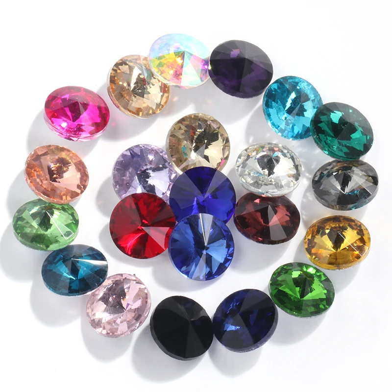 Pipatian 50/20Pcs Rivoli Rhinestone Crystal Wholesale Decorative Stone Pointed Back Diy Crafts Stone Multi Color Gems Decoration
Pipatian 50/20Pcs Rivoli Rhinestone Crystal Wholesale Decorative Stone Pointed Back Diy Crafts Stone Multi Color Gems Decoration