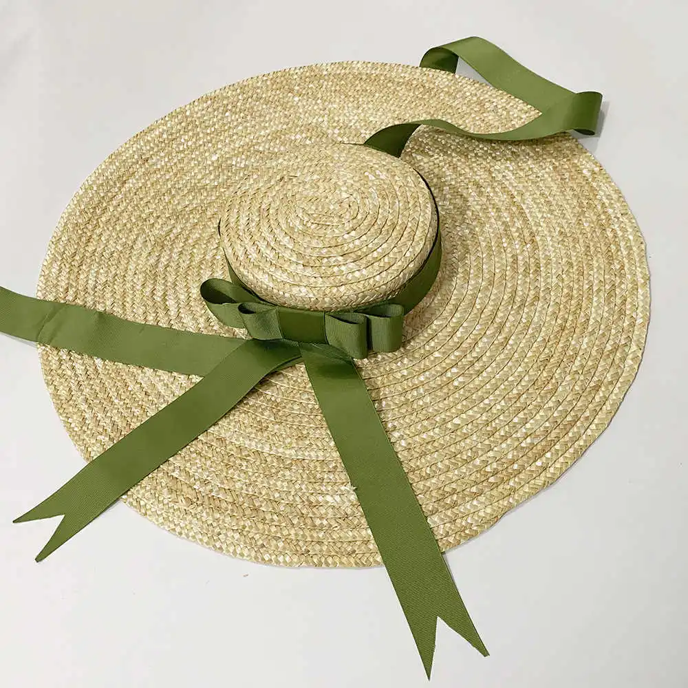 Women's New Big Brim Wheat Straw Sun Hat Brim Ribbon Bow Layies Beach Hat Raffia Straw Hat wide brim hat womens hats fashionable
Women's New Big Brim Wheat Straw Sun Hat Brim Ribbon Bow Layies Beach Hat Raffia Straw Hat wide brim hat womens hats fashionable