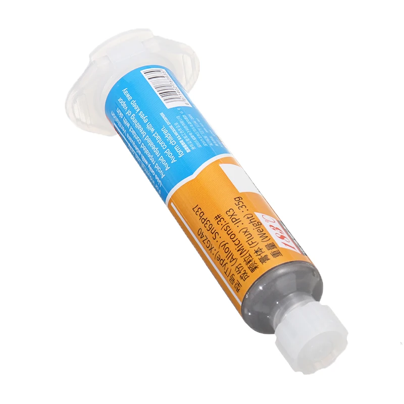 Syringe Solder Tin Paste Flux XG-Z40 10CC Sn63/Pb37 25-45um Soldering Paste for Computer Phone Repair Welding Flux
Syringe Solder Tin Paste Flux XG-Z40 10CC Sn63/Pb37 25-45um Soldering Paste for Computer Phone Repair Welding Flux