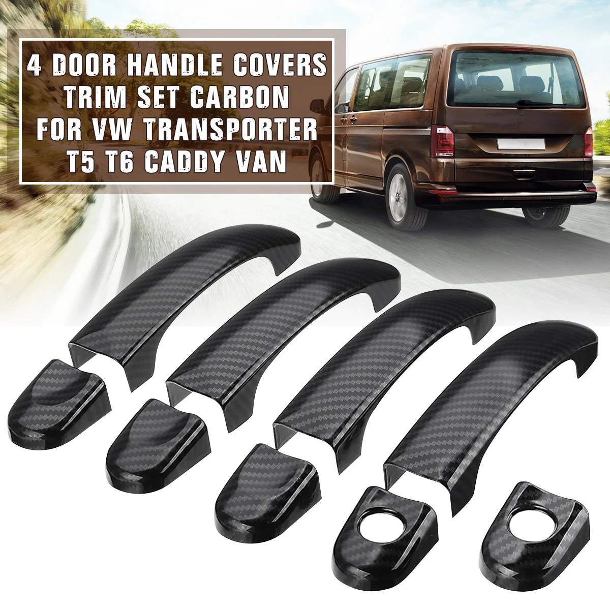 4 Various Style 1 Set Door Handle Covers Trim For VW TRANSPORTER for T5 2003 2004-2015 for T6 2015-up for CADDY VANS 2004-2015
4 Various Style 1 Set Door Handle Covers Trim For VW TRANSPORTER for T5 2003 2004-2015 for T6 2015-up for CADDY VANS 2004-2015