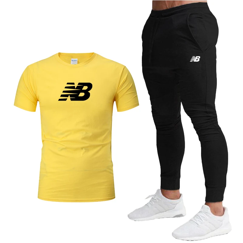 New Hot Sale Men's Sets Round Neck T Shirts+pants Two Pieces Sets Casual Tracksuit Male 2021 Casual Tshirt Print Trousers Men
New Hot Sale Men's Sets Round Neck T Shirts+pants Two Pieces Sets Casual Tracksuit Male 2021 Casual Tshirt Print Trousers Men