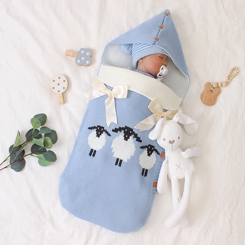 Cute Cartoon Baby Sleeping Bag Bedding Thicken Warm Newborns Envelope Knit Cocoon Mattress 0-12 Month Outdoor Stroller Wrap
Cute Cartoon Baby Sleeping Bag Bedding Thicken Warm Newborns Envelope Knit Cocoon Mattress 0-12 Month Outdoor Stroller Wrap