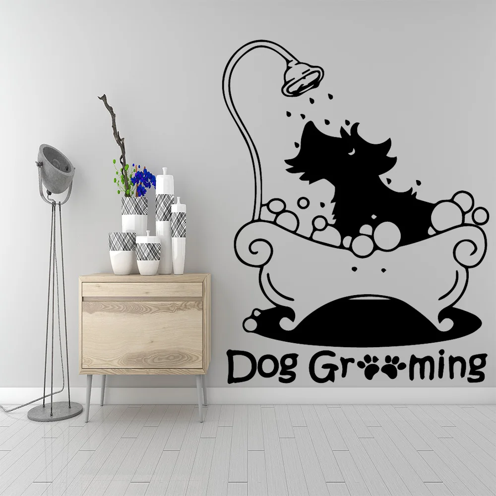 Exquisite Dog Grooming Wall Stickers Removable Pet shop Decorations Art Decorative Animal Wall stickers for kids room Home decor
Exquisite Dog Grooming Wall Stickers Removable Pet shop Decorations Art Decorative Animal Wall stickers for kids room Home decor