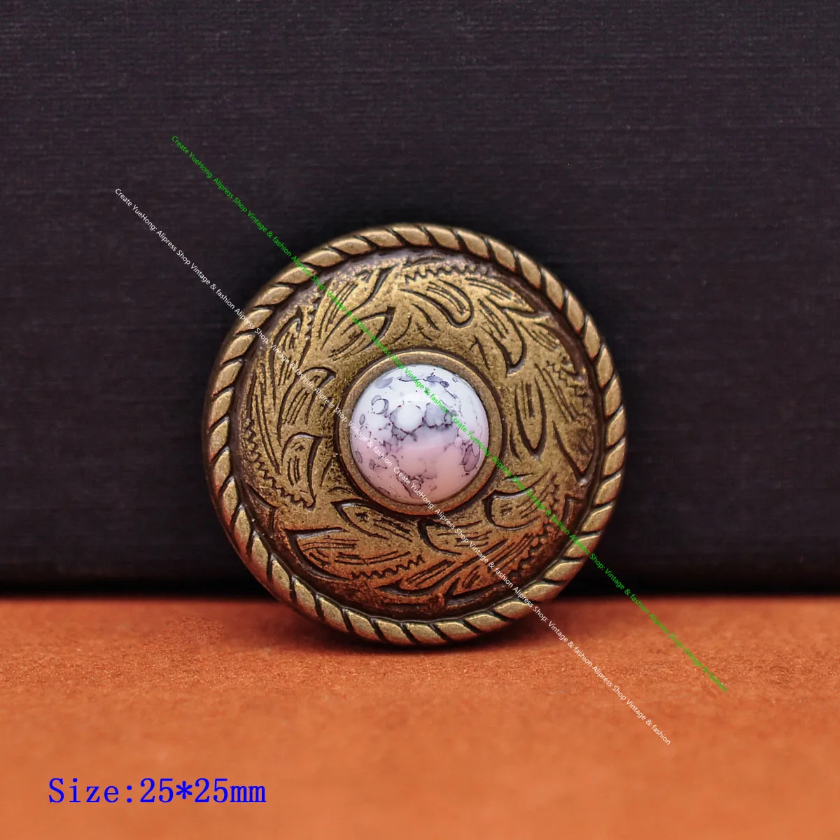 10X Antique Brass Prairie Dust Rope Side Leathercraft Leather Project Horse Saddle Turquoise Metal Belt Concho 1" Screwbac
10X Antique Brass Prairie Dust Rope Side Leathercraft Leather Project Horse Saddle Turquoise Metal Belt Concho 1" Screwbac