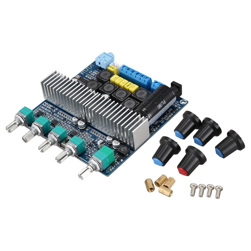 Bluetooth усилитель TPA3116D2 2,1 усилитель сабвуфера цифровая аудиоплата 50 Вт x2 + 100 Вт HIFI высокие басы для домашнего динамика
Bluetooth усилитель TPA3116D2 2,1 усилитель сабвуфера цифровая аудиоплата 50 Вт x2 + 100 Вт HIFI высокие басы для домашнего динамика