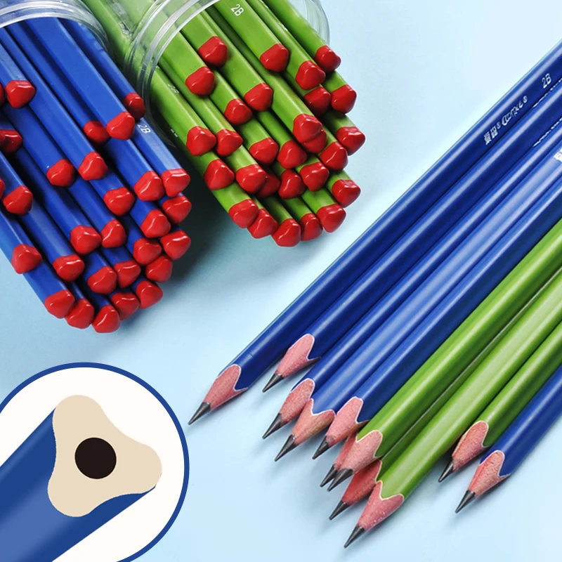 36/48 pcs 2H HB 2B Pencils Triangular Concave shaped Graphite Wood Lapices For Drawing and Writing Stationery Supplies
36/48 pcs 2H HB 2B Pencils Triangular Concave shaped Graphite Wood Lapices For Drawing and Writing Stationery Supplies