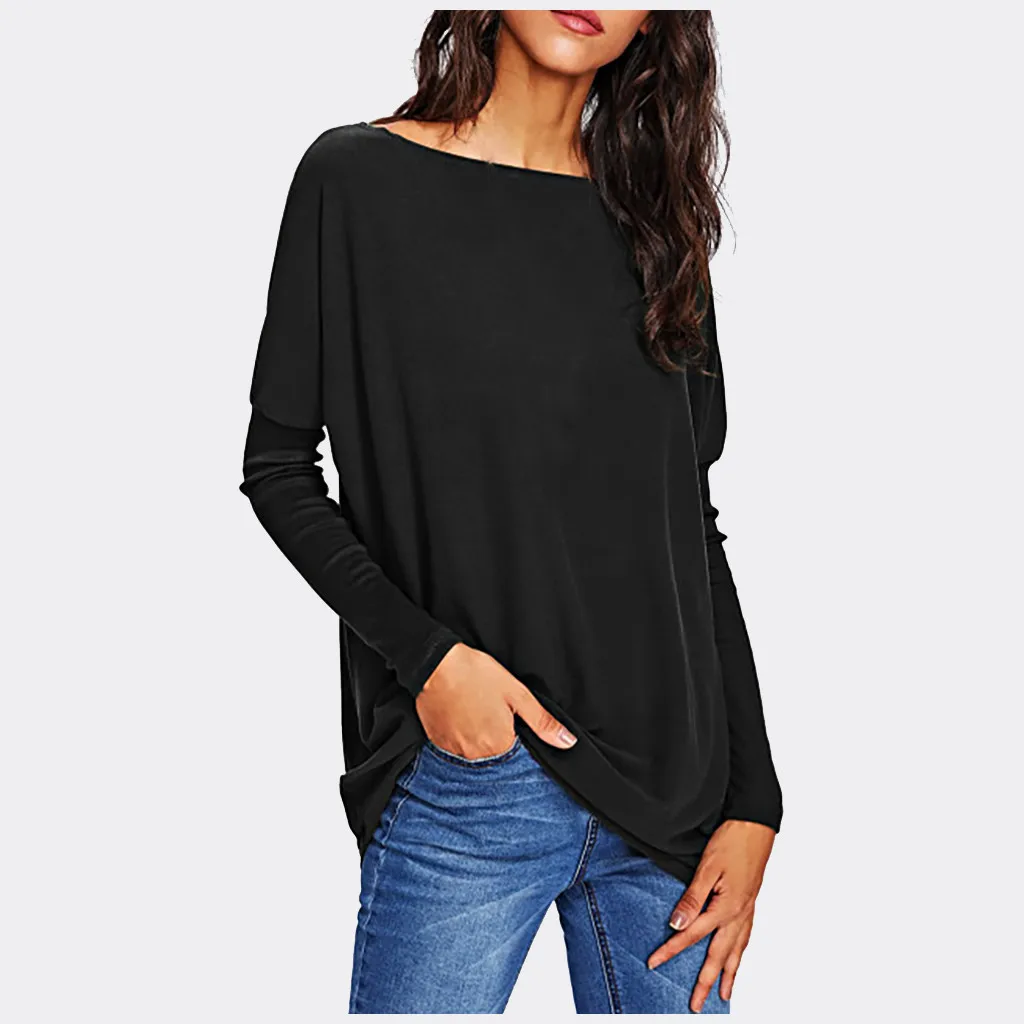 Fashion Solid Comfortable Blouse Shirt Loose O-Neck Tops Tee Casual Autumn Tops Ladies Female Women Long Sleeve Blusas Pullover
Fashion Solid Comfortable Blouse Shirt Loose O-Neck Tops Tee Casual Autumn Tops Ladies Female Women Long Sleeve Blusas Pullover