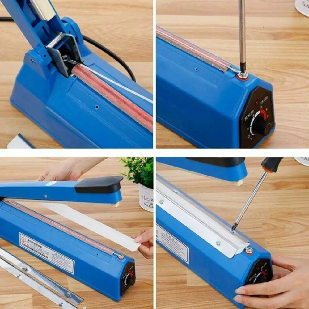 8 Inch Hand Impulse Heat Heating Sealer Plastic Bag Film Sealing Foods Machine Set Portable
8 Inch Hand Impulse Heat Heating Sealer Plastic Bag Film Sealing Foods Machine Set Portable