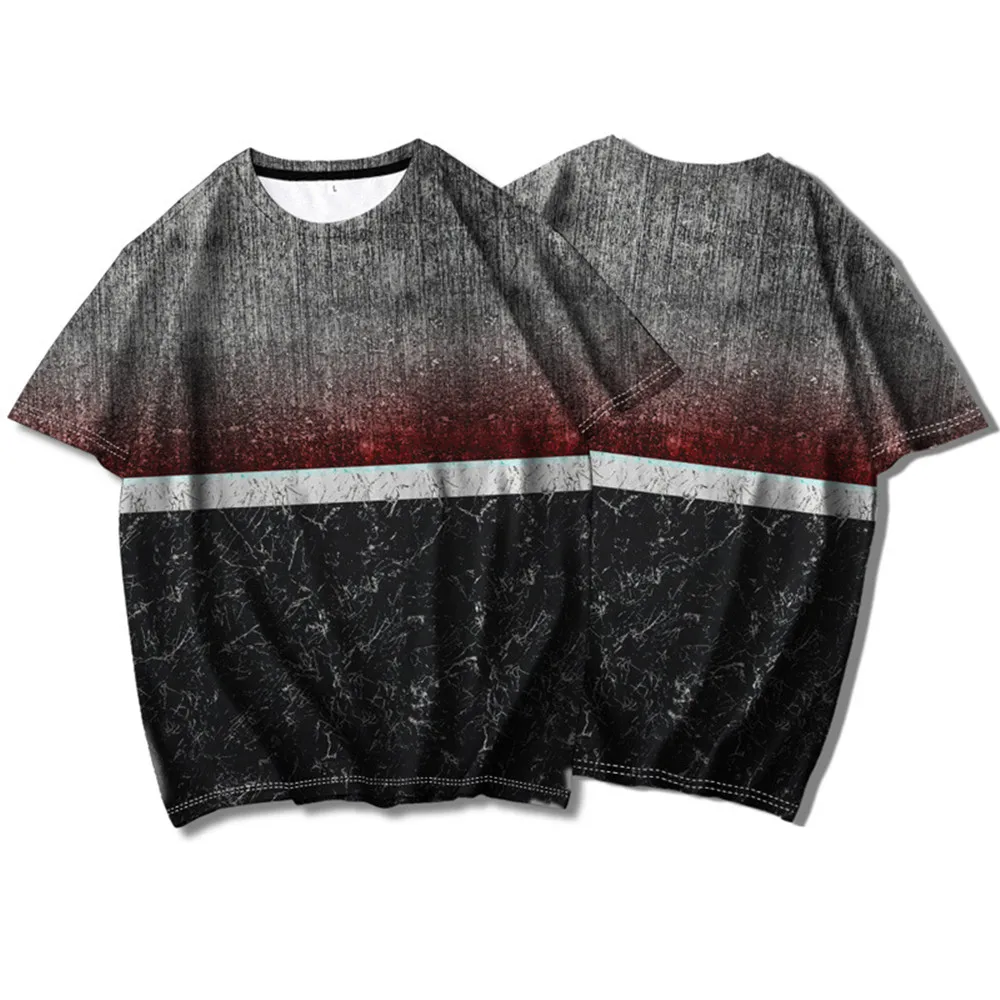 Summer Color 3D Printing Men's T-shirt Fashion Street Style Casual Round Neck Short Sleeve Top Men's Sports T-shirt Clothing
Summer Color 3D Printing Men's T-shirt Fashion Street Style Casual Round Neck Short Sleeve Top Men's Sports T-shirt Clothing